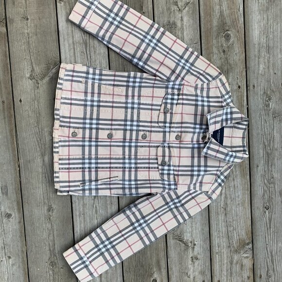 Vintage Burberry London Novacheck Bomber Jacket Size 6 - Picture 5 of 16